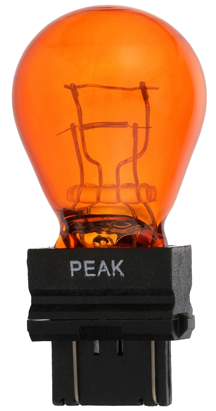 3157NALL-BPP Miniature Automotive Bulb, 12.8 V, Incandescent Lamp, Wedge Base, Amber/Red Light